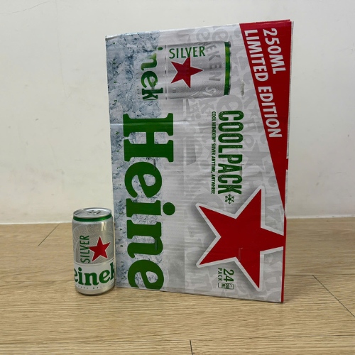 Thùng 24 lon bia Heineken Silver lon nhỏ 250ml