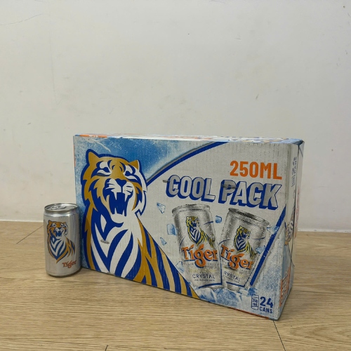 Thùng 24 lon bia Tiger lon bạc 250ml