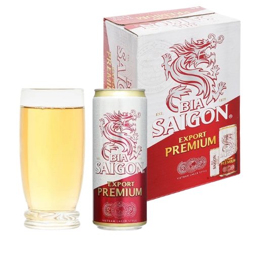 Thùng bia Sài Gòn Export Premium 330ml 24 lon