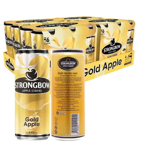 Thùng bia Strongbow táo 320ml 24 lon