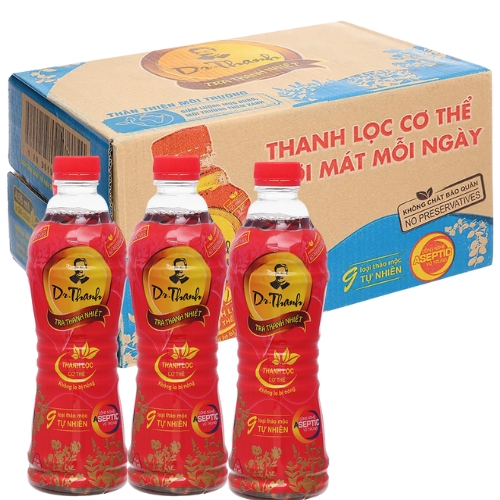 Thùng trà thanh nhiệt Dr.Thanh 455ml 24 chai