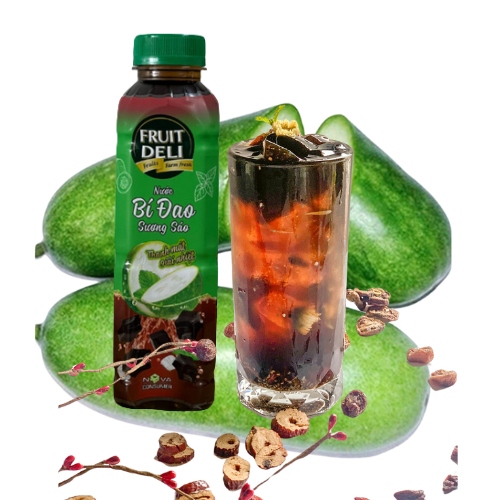 Thùng Trà Bí Đao Sương Sáo fruit deli 500ml 24 Chai