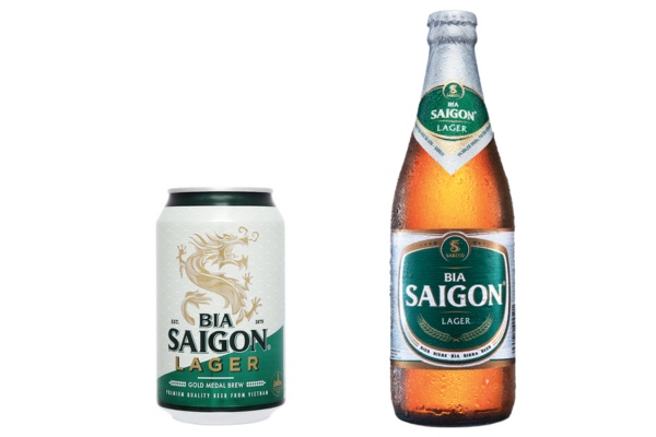 Bia Sài Gòn Lager.