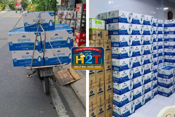 H2T – Đại lý nước suối Aquafina uy tín, giá tốt