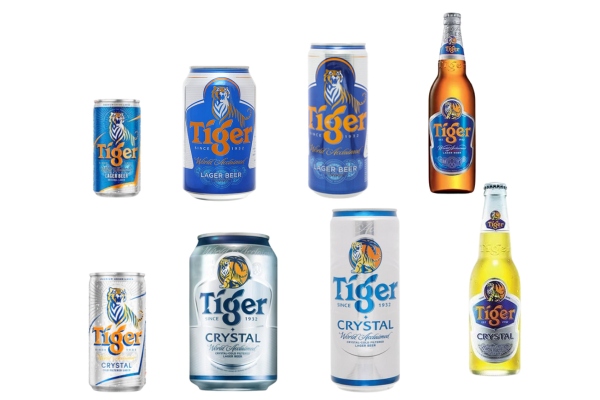 So sánh bia Tiger nâu và Tiger bạc